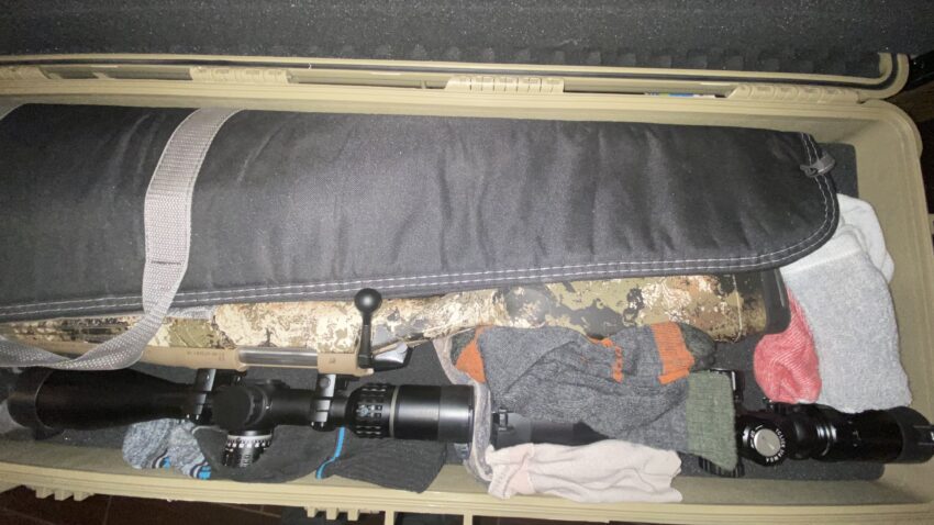 Apache Rifle Case with rifles inside
